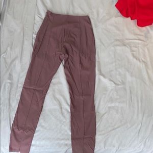 HIGH WAIST DUSTY ROSE DRESS PANTS
